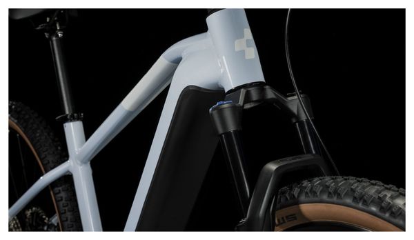 VTT Électrique Semi-Rigide Cube Reaction Hybrid Pro 500 Shimano Deore 11V 500 Wh 29'' Blanc Flash