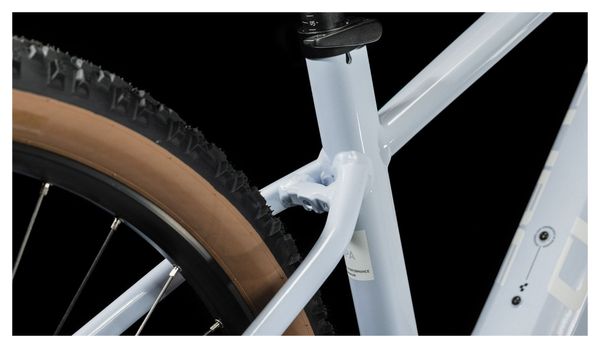VTT Électrique Semi-Rigide Cube Reaction Hybrid Pro 500 Shimano Deore 11V 500 Wh 29'' Blanc Flash