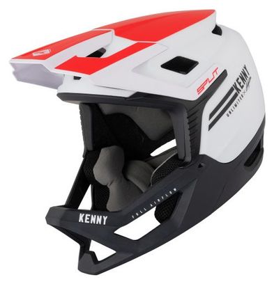 Full Face Helmet Kenny Split White / Red