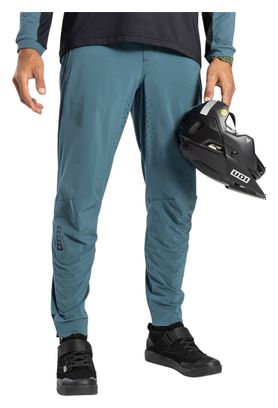 Pantalón de bicicleta de montaña ION Tech Logo Azul