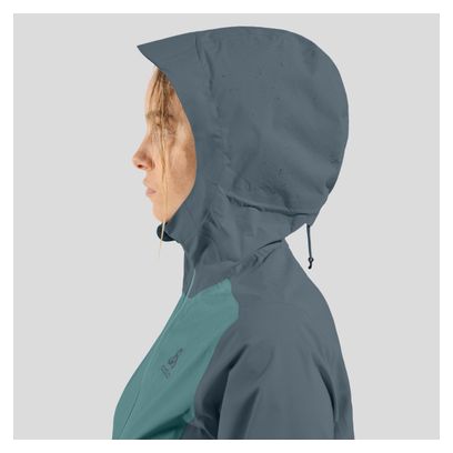 Odlo Aegis 2.5L Waterproof Jacket Women Grau/Blau