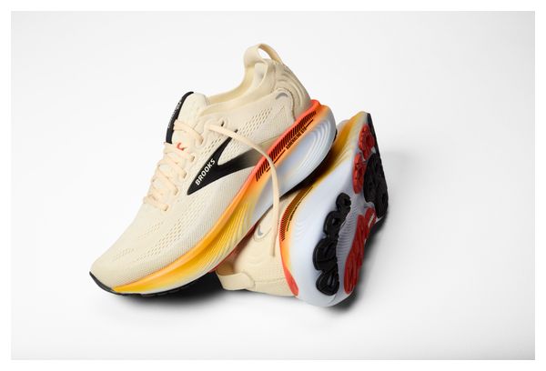 Chaussures Running Brooks Adrenaline GTS 25 Beige/Orange Homme