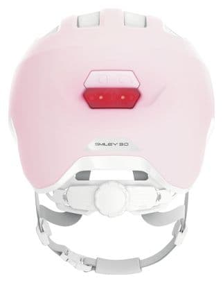 Casque Enfant Abus Smiley 3.0 ACE LED Rose Clair PURE