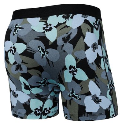 Boxer Saxx Daytripper Brief / Camo Flowers - Blue Fog