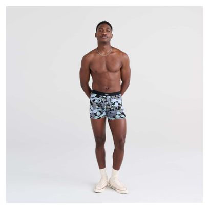 Boxer Saxx Daytripper Brief / Camo Flowers - Blue Fog