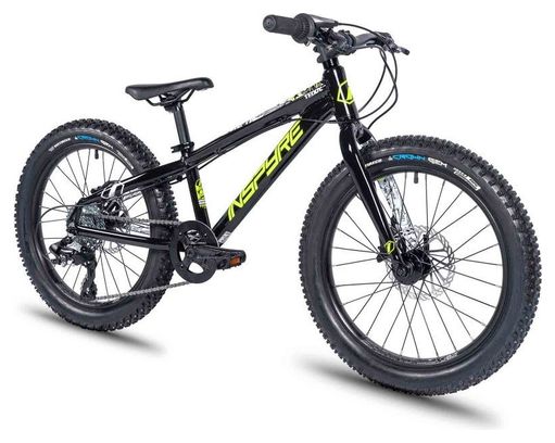 Inspyre Teddy 20' Rigid MTB Kids Black / Neon Yellow 2021 