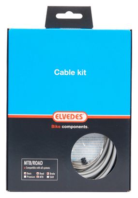 Kit de Frenado / Cables y Carcasa / Basic Elvedes Silver