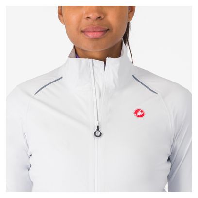 Giacca impermeabile da donna Castelli Emergency 3 bianca