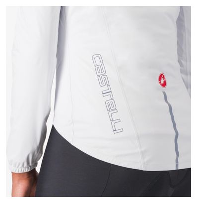 Giacca impermeabile da donna Castelli Emergency 3 bianca