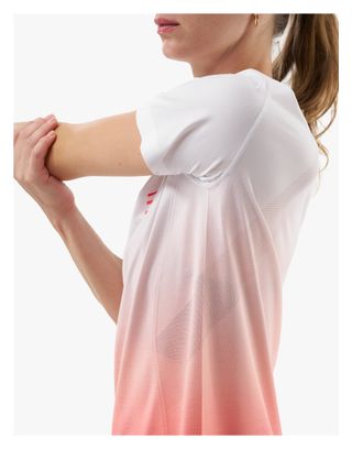 Compressport Performance Vrouwen Trui Met Korte Mouwen Rood/Wit