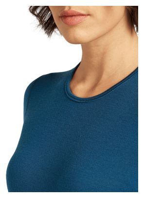 Camiseta interior mujer Icebreaker Merino 260 Tech Azul