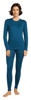 Camiseta interior mujer Icebreaker Merino 260 Tech Azul