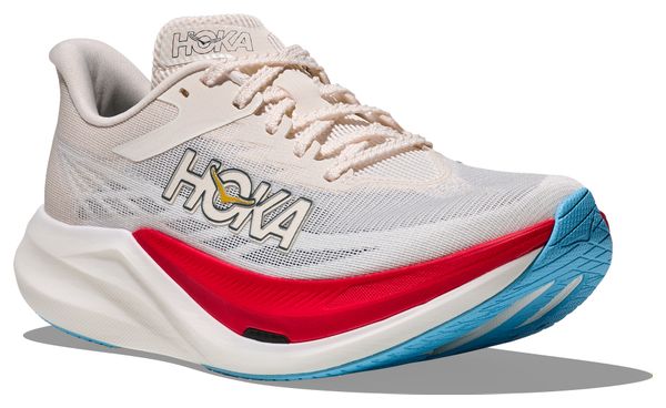Scarpe da corsa Hoka Rocket X 3 Bianco/Rosso Unisex