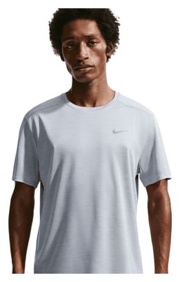Maglia a maniche corte Nike Miler grigia da uomo