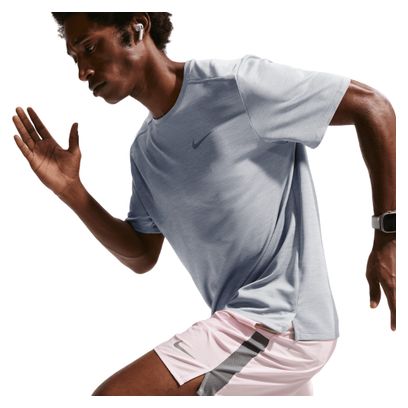 Maglia a maniche corte Nike Miler grigia da uomo