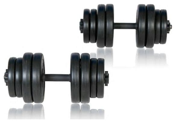 Haltères 2 x 15 kg fitness musculation 02_0000754