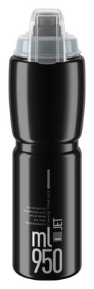 Bidón Elite Jet Plus 950 ml Negro