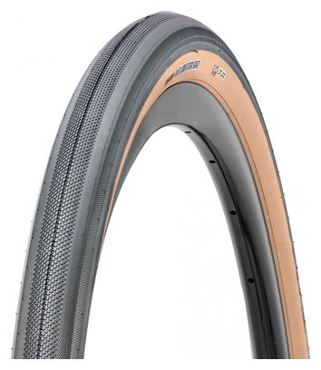 Neumático Maxxis Velocita 700 mm Gravel Ready Tubeless Folding Exo Protection Dual Compound Tan