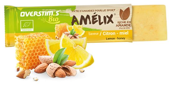 Energy bar Overstims Amelix Bio Lemon Honey