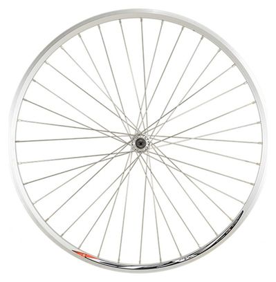 Roue route 700 av blocage jante argent mach1 cfx20 moy.miche magnum 32t