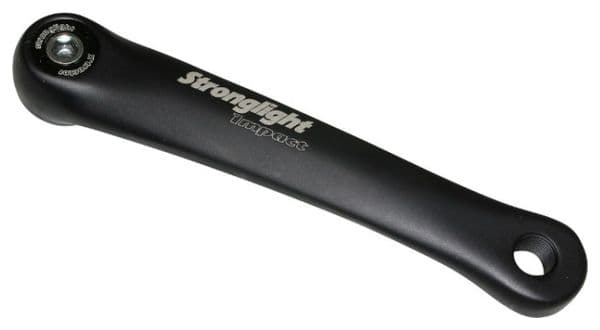 PEDALIER ROUTE STRONGLIGHT 9-10V. IMPACT NOIR 170mm 48-38-28 COMPATIBLE 8V. (AXE CARRE 115mm)