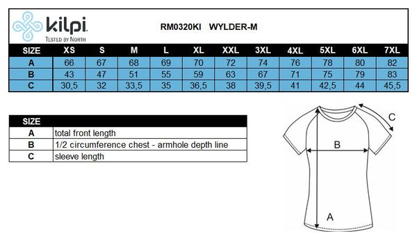 T-shirt running homme Kilpi WYLDER-M