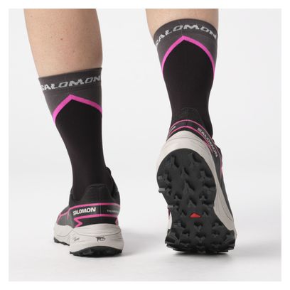 Chaussures de Trail Femme Salomon Thundercross Gore-Tex Noir/Rose