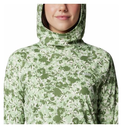 Columbia Summit Valley Felpa con cappuccio da donna verde