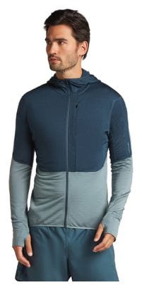 Icebreaker Merino 200 Realfleece Descender Fleecejacke Blau