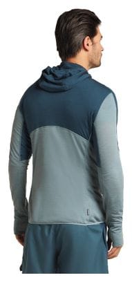 Icebreaker Merino 200 Realfleece Descender Fleecejacke Blau