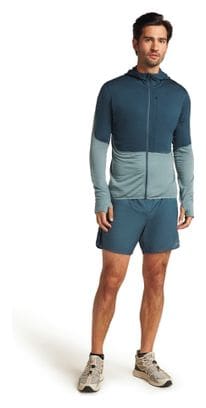 Icebreaker Merino 200 Realfleece Descender Fleecejacke Blau