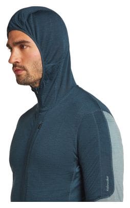 Icebreaker Merino 200 Realfleece Descender Fleecejacke Blau