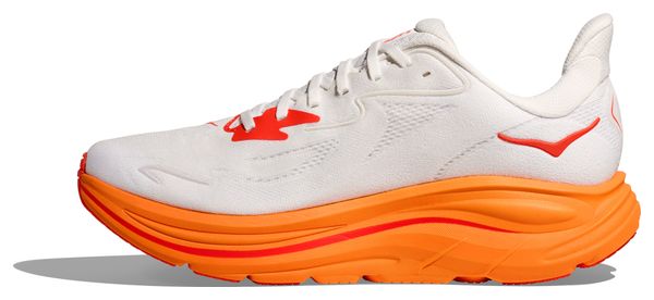 Zapatillas Hoka Clifton 10 Blanco/Naranja Hombre