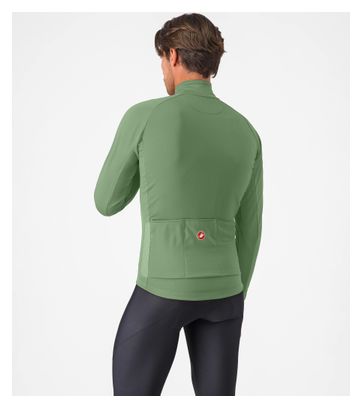 Castelli Competizione Heren Lange Mouw Jas Groen