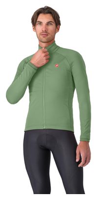 Castelli Competizione Heren Lange Mouw Jas Groen