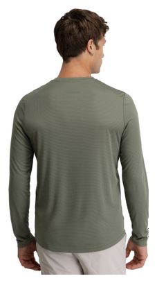 T-shirt randonnée manches longues homme Reserve Green Vert