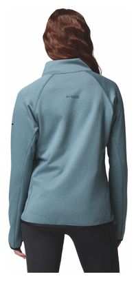 Columbia Triple Canyon Grid Women's Fleece Jacket Blue
