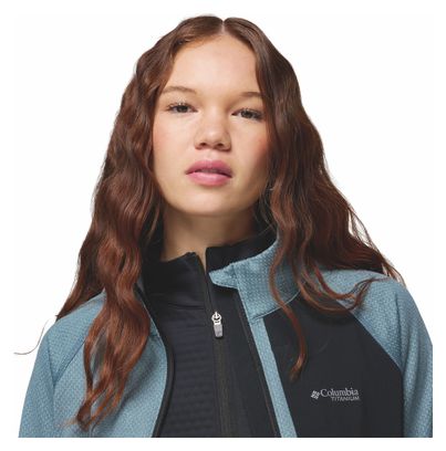 Columbia Triple Canyon Grid Women's Fleece Jacket Blue