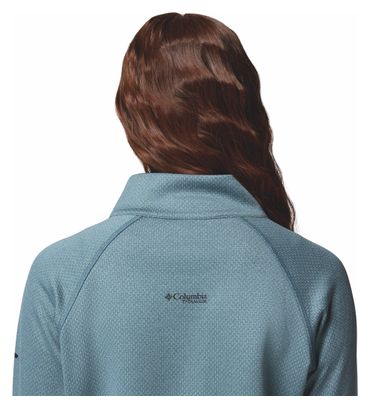 Columbia Triple Canyon Grid Women's Fleece Jacket Blue