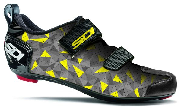 Zapatillas Triatlón Sidi T-5 Air 4 Gris Amarillo