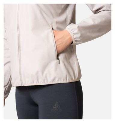 Odlo Women's Essential Light Reflective Beige Jacket
