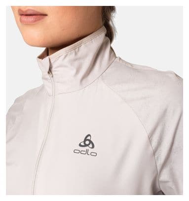 Odlo Essential Light Reflective Beige Women's Jacket