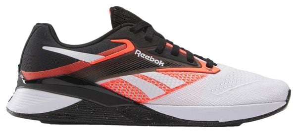 Reebok Nano X4 Cross Training Shoes White/Black/Orange