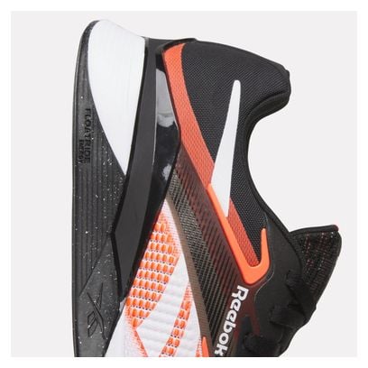 Reebok Nano X4 Cross Training Shoes White/Black/Orange
