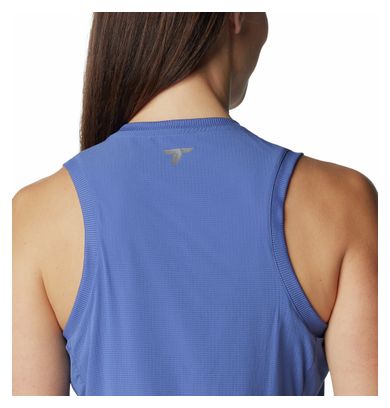 Camiseta de tirantes Columbia Cirque River Azul con sujetador integrado