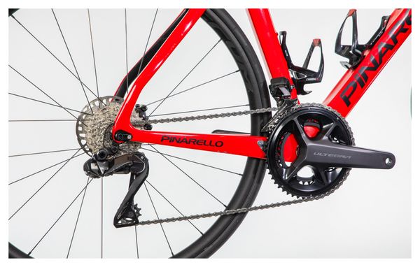 Produit Reconditionné - Vélo de Route Pinarello Prince FX T900 Shimano Ultégra DI2 12V Rouge Brillant 2022