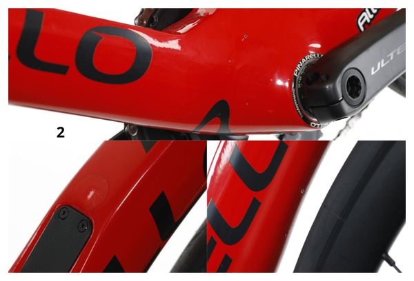 Produit Reconditionné - Vélo de Route Pinarello Prince FX T900 Shimano Ultégra DI2 12V Rouge Brillant 2022