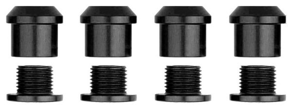 Kit de 4 tornillos Alugear 6,5mm Negro