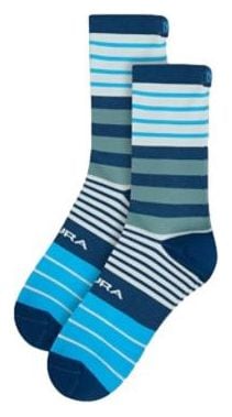 Endura Block Socken Blau/Weiß