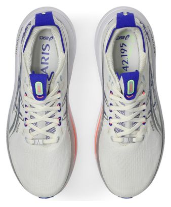 Scarpe da corsa Asics Gel-Nimbus 28 Paris Bianco/Argento/Blu Unisex